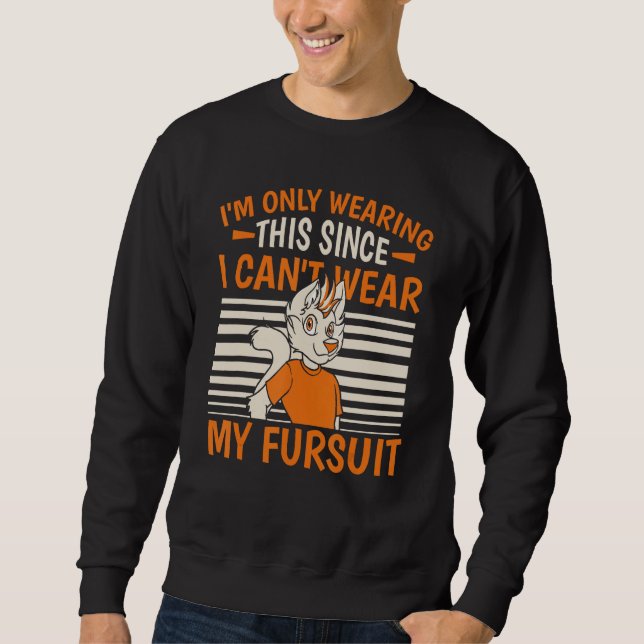 Sweatshirt Furries Costume Cosplay Fursona  Fandom Furry (Devant)