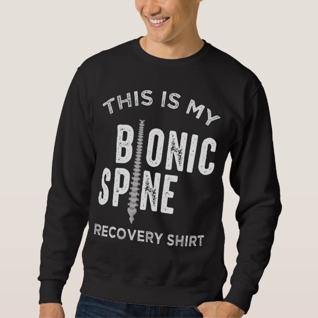 Sweatshirt Fusion de la colonne vertébrale fractionnée du dos (Devant)