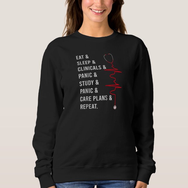 Sweatshirt Futur Amusant Infirmière infirmière école infirmiè (Devant)