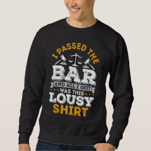 Sweatshirt Futur avocat j'ai passé le barreau et tout ce que
