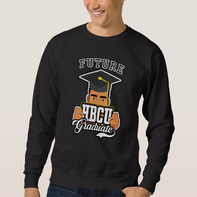 Sweatshirt Futur Hbcu Graduate African American College Boy (Devant)