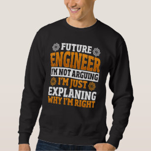 Sweatshirt Futur ingénieur Mécanique Génie Mécanique