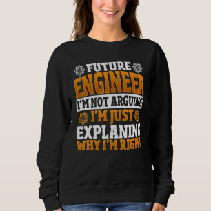 Sweatshirt Futur ingénieur Mécanique Génie Mécanique