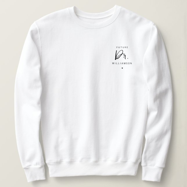 Sweatshirt Futur médecin | Doctorant Médicale School (Design devant)
