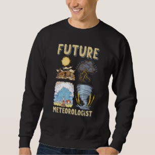 Sweatshirt Futur météorologue rapport prévisionniste météo