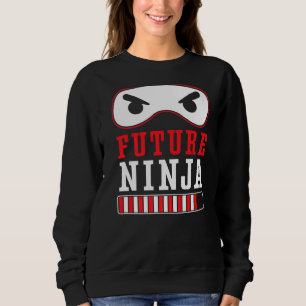Sweatshirt Futur Ninja Mercenaire Shuriken Kunai Shinobi Ninj