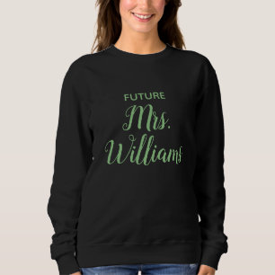Sweatshirt Futur personnalisé Mme Bride Cadeau Fiancée person