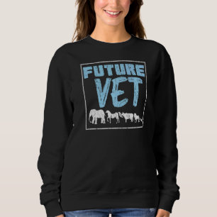 Sweatshirt Futur vétérinaire vétérinaire vétérinaire vétérina