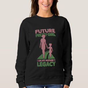 Sweatshirt Future Jolie Fille Première Sororité Noire 08