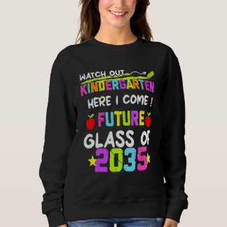 Sweatshirt Future Promotion De 2035 Attention Maternelle J'ar