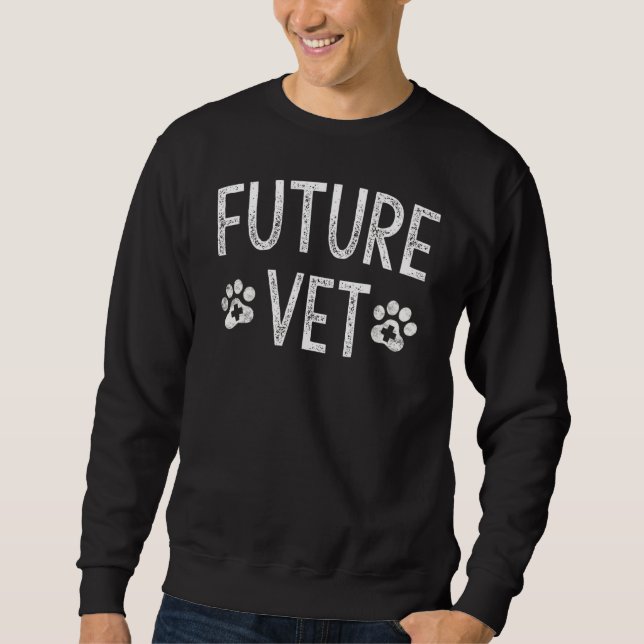 Sweatshirt Future Vet prévétérinaire Étudiant Vet Tech (Devant)