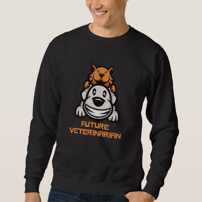 Sweatshirt Future Veterinarian  Fun Vet Student 2 (Devant)