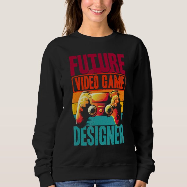 Sweatshirt Future Video Game Designer Programme de développeu (Devant)