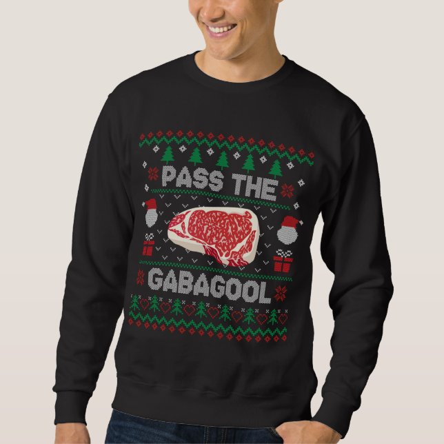Sweatshirt Gabagool Noël laid Funny Jeu de Noël (Devant)