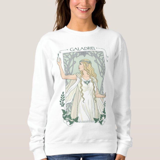 Sweatshirt Galadriel Lumière de Valinor Graphique (Devant)