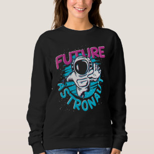 Sweatshirt Galaxie des sciences spatiales Enfants Astronaute