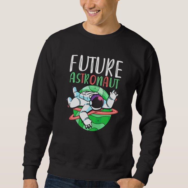 Sweatshirt Galaxie Planète Espace Extérieur Science Univers F (Devant)