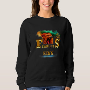 Sweatshirt Galaxy Colorée Roi sans peur Lions tête Cool graph
