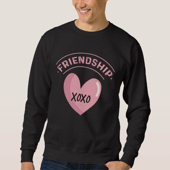 Sweatshirt Galentines Day Shirts Women Friendship XOXO Galent (Devant)