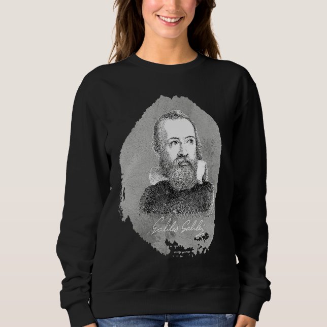 Sweatshirt Galileo Galilei Italian Scientist (Devant)
