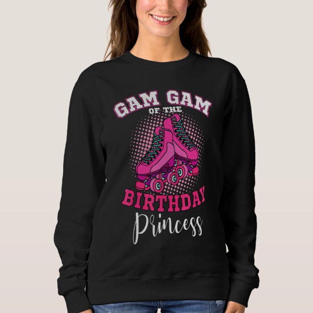 Sweatshirt Gam Gam De L'Anniversaire Princess Roller Skates S (Devant)