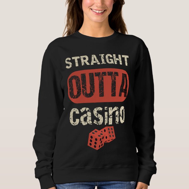 Sweatshirt Gambling  Poker Player Card Game Image (Devant)