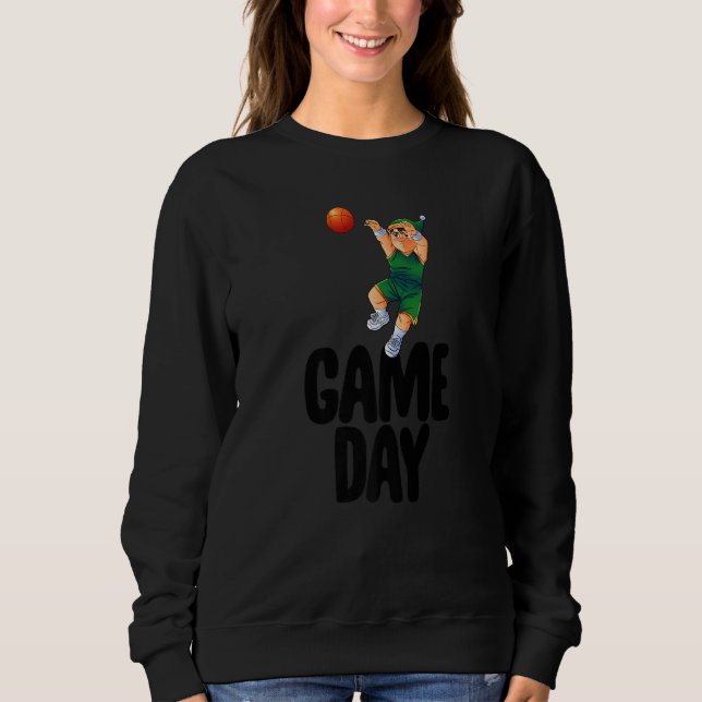Sweatshirt Game Day Gnome  Basketball Game Celebration Women (Devant)