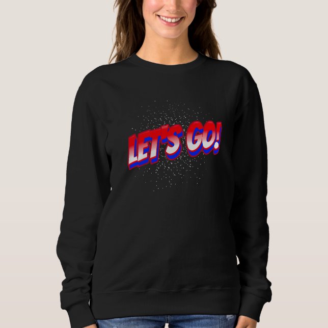 Sweatshirt Gamer Allons-y Goooo Gamer (Devant)