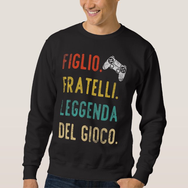 Sweatshirt Gamer de légende Son Brother (Devant)