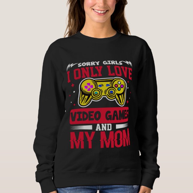 Sweatshirt Gamer Vintage Video Games  16 (Devant)