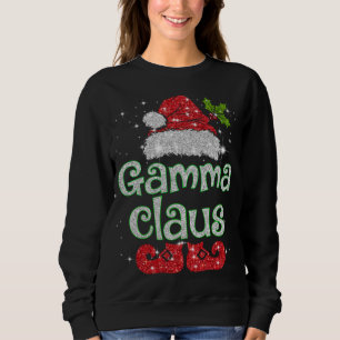 Sweatshirt Gamma Claus Père Noël Funny Christmas Pyjama Corre