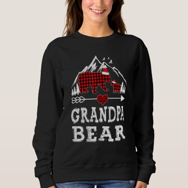 Sweatshirt Gamme de pyjama correspondants de l'ours de grand- (Devant)