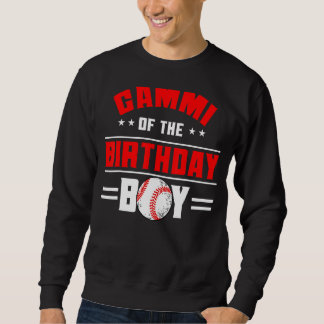 Sweatshirt Gammi Of The Birthday Boy Baseball Thème Famille B