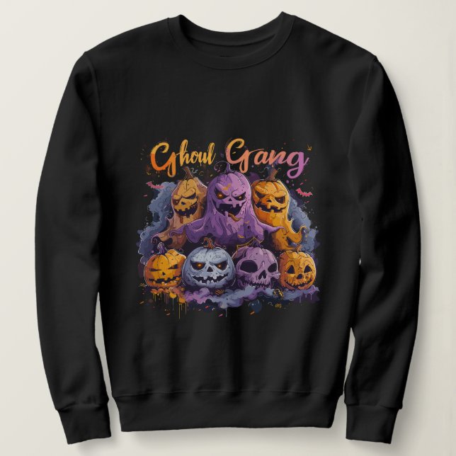 Sweatshirt Gang des goules  | ExDesigner | Halloween (Design devant)
