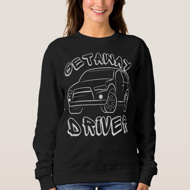 Sweatshirt Gangster de pilote de Getaway (Devant)