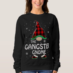 Sweatshirt Gangster Gnome Buffalo Plaid Matching Family Chris
