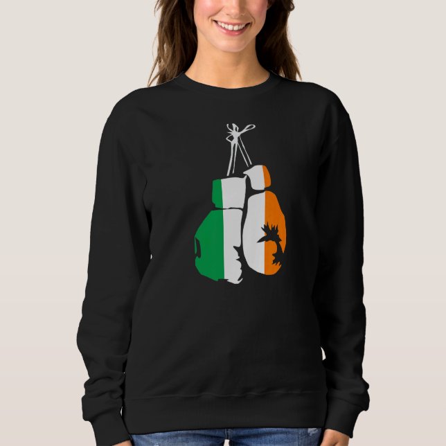 Sweatshirt Gants Irlandais De Boxe Pour Fans Irlandais De Box (Devant)