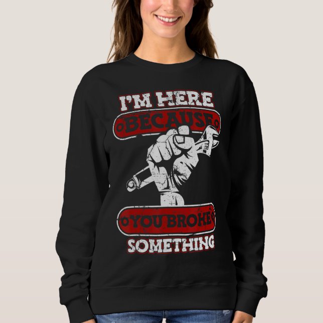 Sweatshirt Garage mécanique de réparation de voitures (Devant)