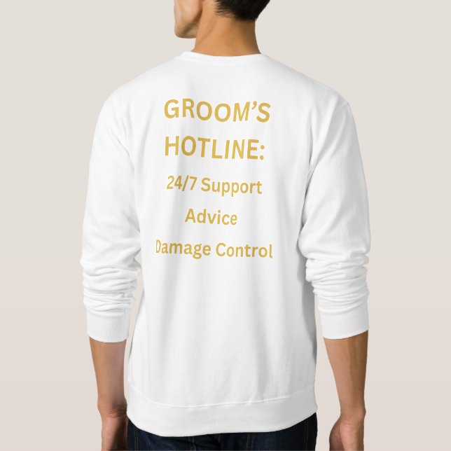SWEATSHIRT GARÇON D'HONNEUR (Dos)