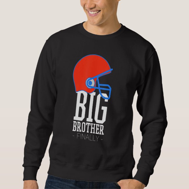 Sweatshirt Garçons De Football Big Brother Finalement (Devant)