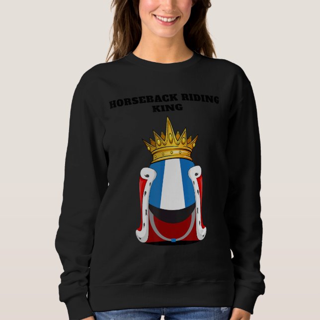 Sweatshirt Garçons Équitation King Mens Équitation (Devant)