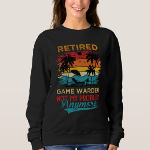 Sweatshirt Garde-Chasse à la Retraite Vintage Plus Mon Problè