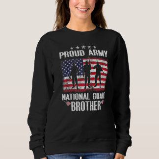 Sweatshirt Garde nationale Frère Fière Frère National Gua