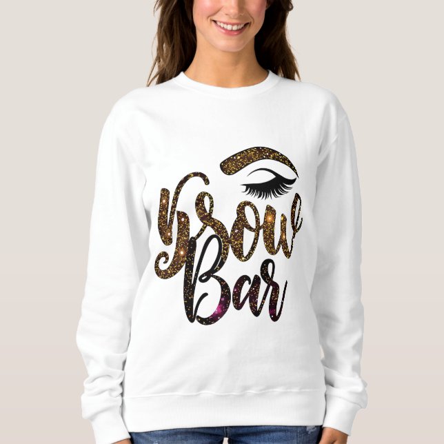 Sweatshirt Garde Tes Cils Longs Chemise De Normes Élevées (Devant)