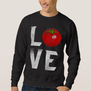 Sweatshirt Gardener de tomates rouges J'aime jardiner légumes