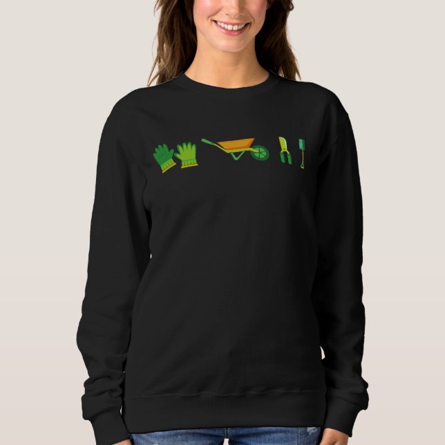 Sweatshirt Gardener Gardening Tools (Devant)