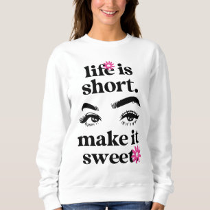 Sweatshirt Garder Vos Cils Longs Chemise De Normes Élevées