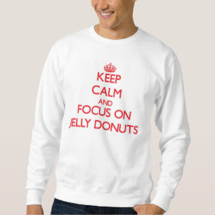 Sweatshirt Gardez le calme et le foyer sur des butées