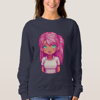 Sweatshirt Gardien Céleste fille rose