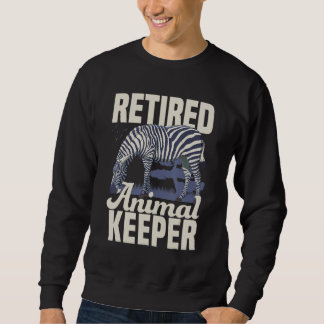 Sweatshirt Gardien d'animaux à la retraite amoureux des anima